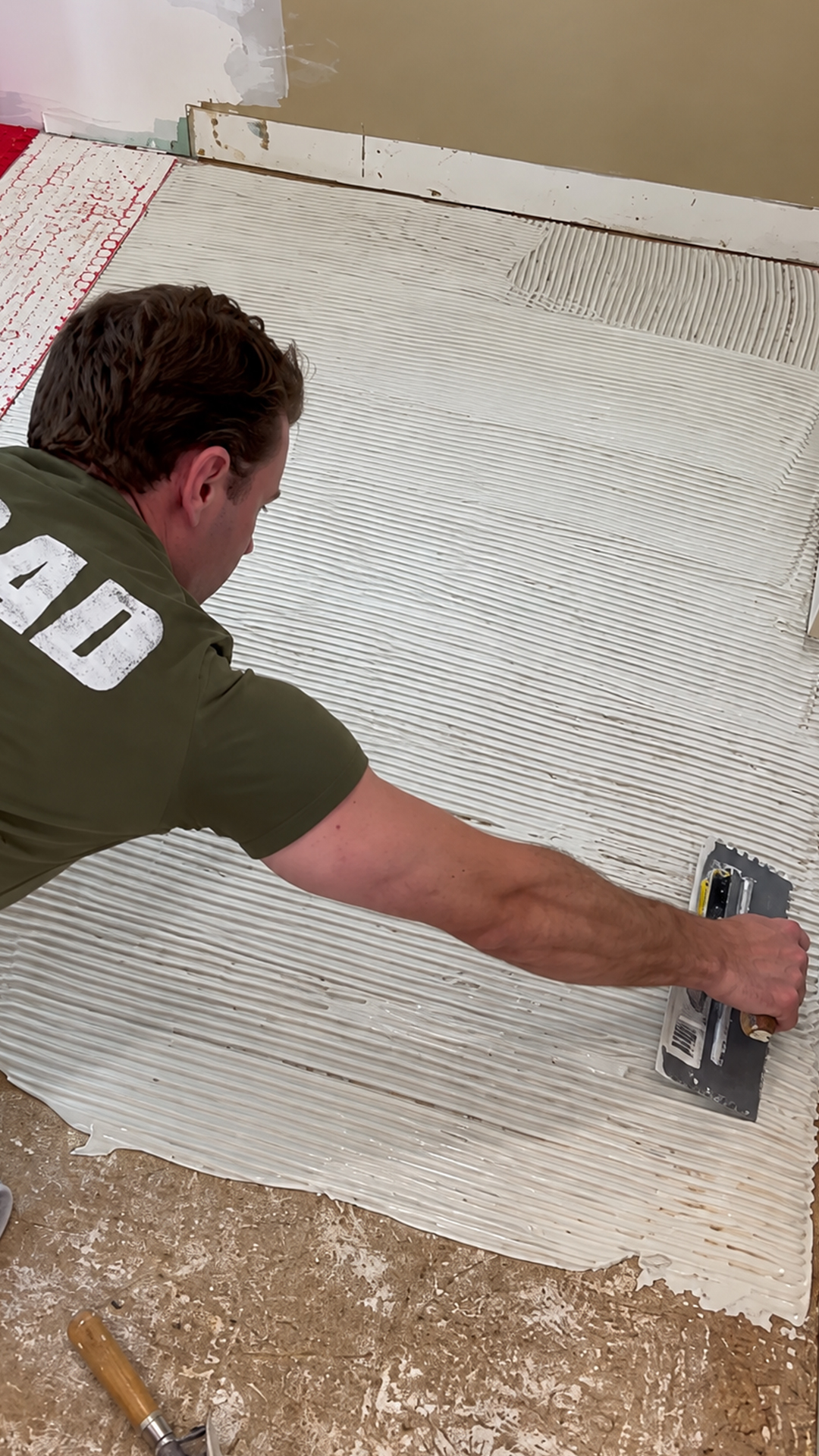 How to prep floors for tile