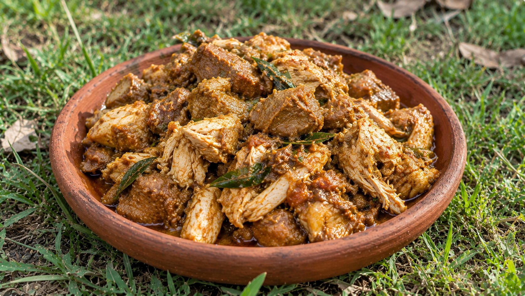 Traditional village style turkey fry vaan kozhi varuval recipe
