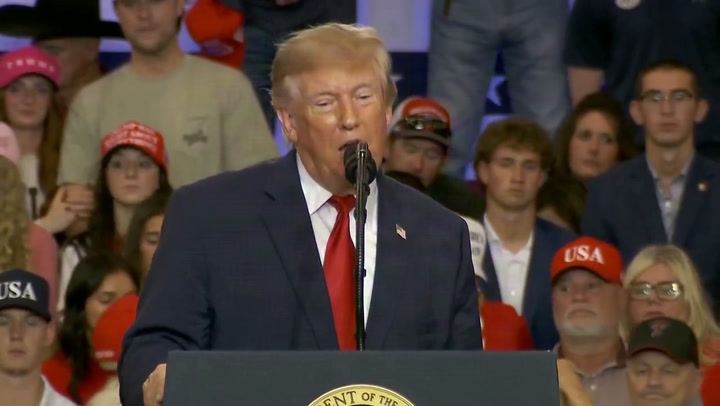 Trump hit with 25th Amendment calls after bizarre rally rant