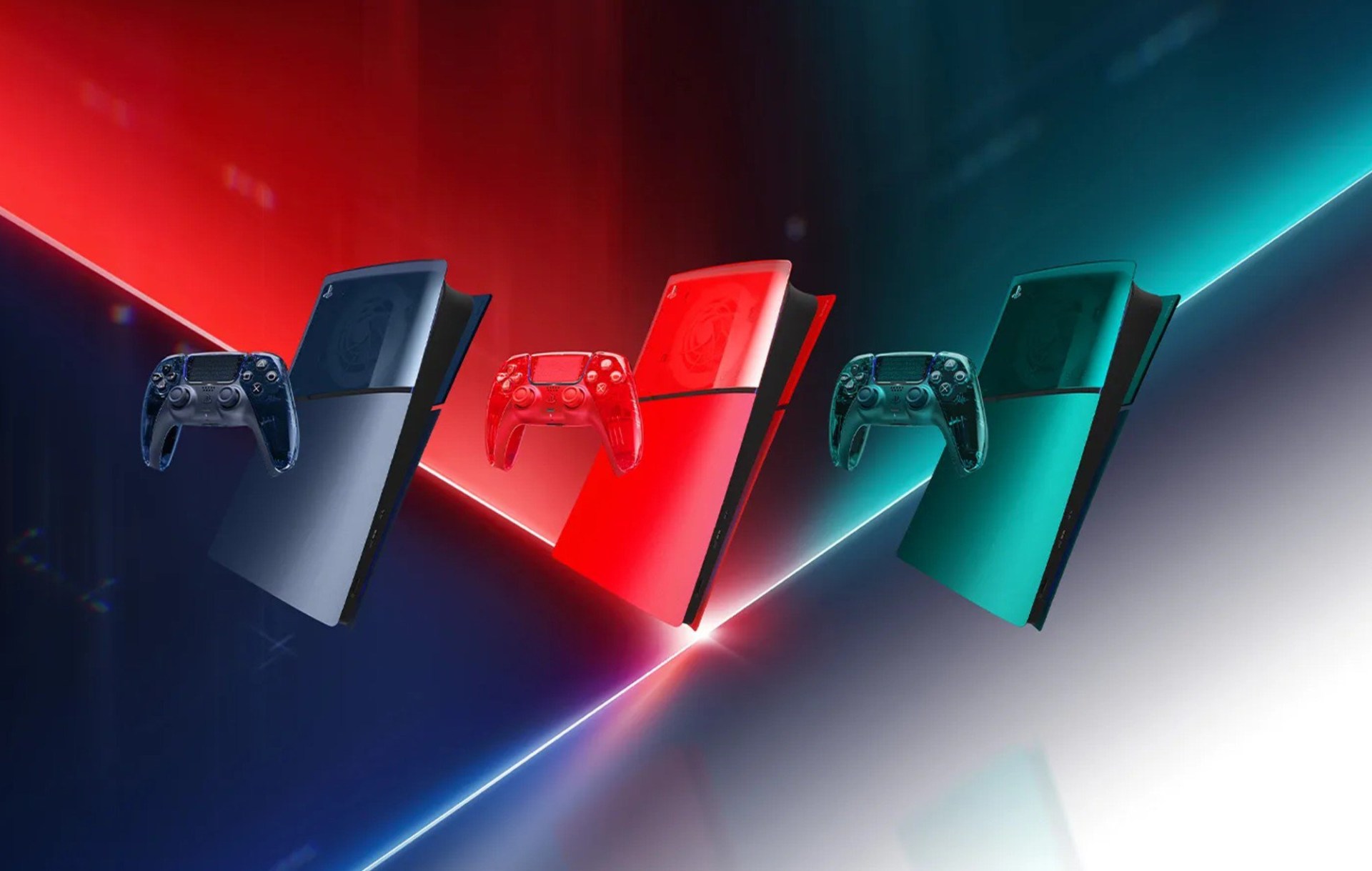 Sony reveals new transparent PS5 DualSense controllers and console covers