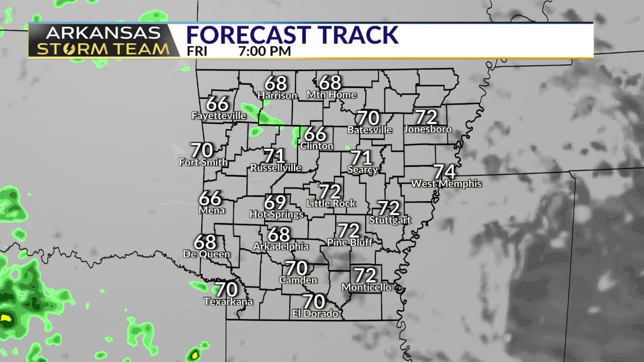 Arkansas Storm Team forecast: 2 rain chances