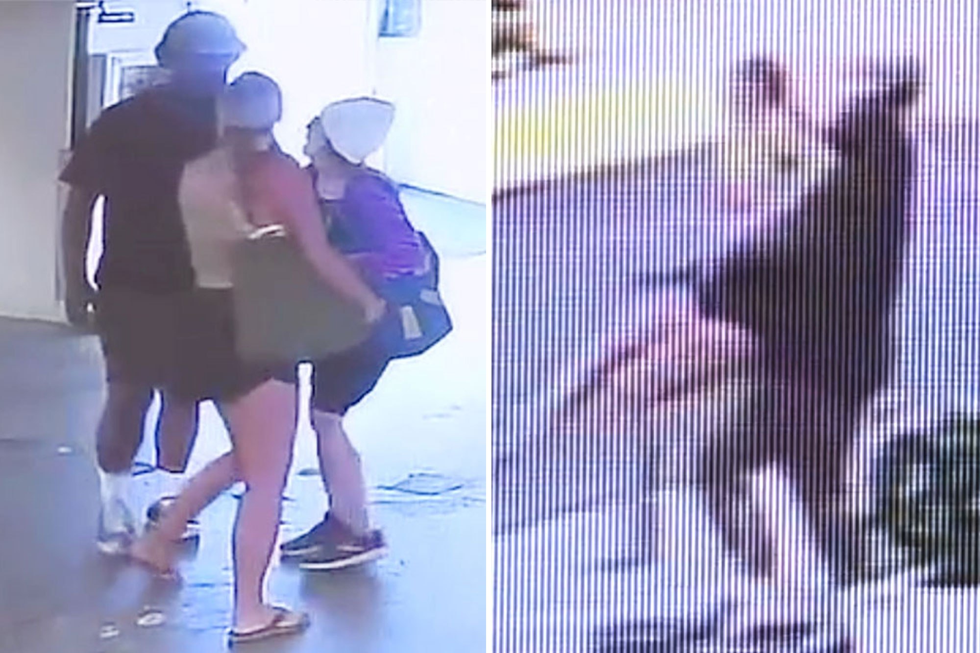 Terrifying moment towering thug allegedly kidnaps screaming woman in ...