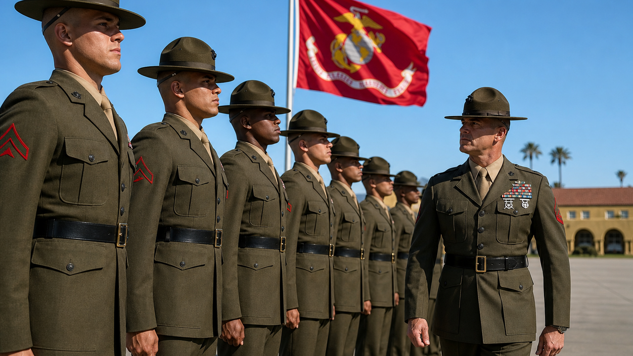 Marine drill instructor candidates face an 11-week test before taking ...