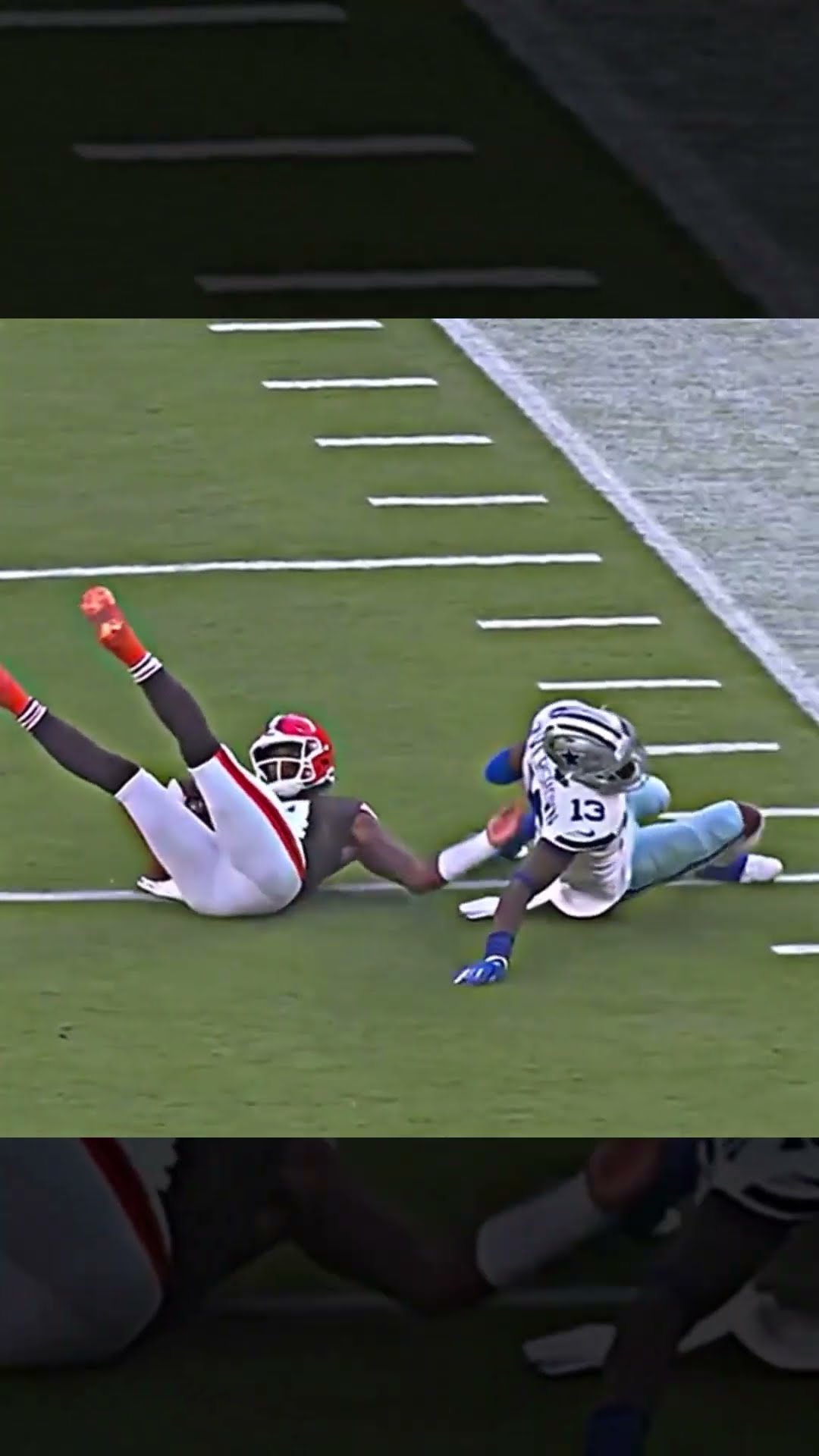 Cowboys' Demarvion Overshown makes key plays against Browns