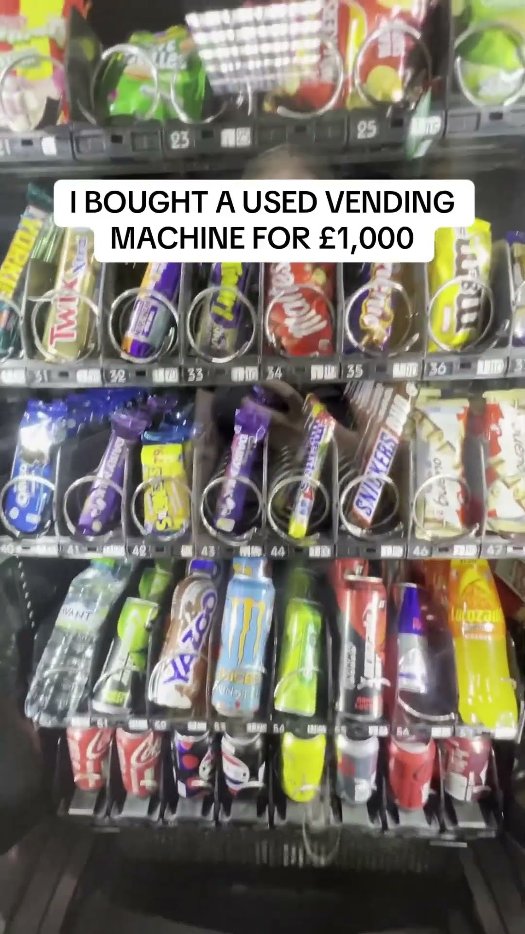 Vending machine ROI: turning £1000 into thousands!