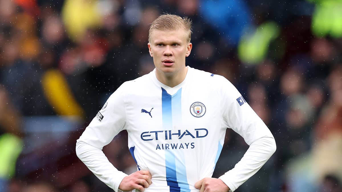 Why is Erling Haaland not playing today for Manchester City vs. Brighton in the EFL Carabao Cup?