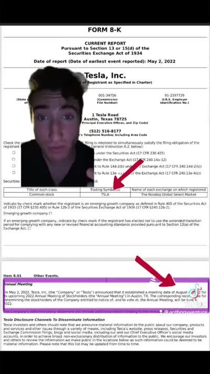 Tesla stock split update! Mark this date for annual meeting!