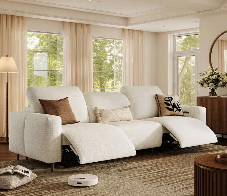 I finally found a reclining sofa that doesn’t look like a reclining ...