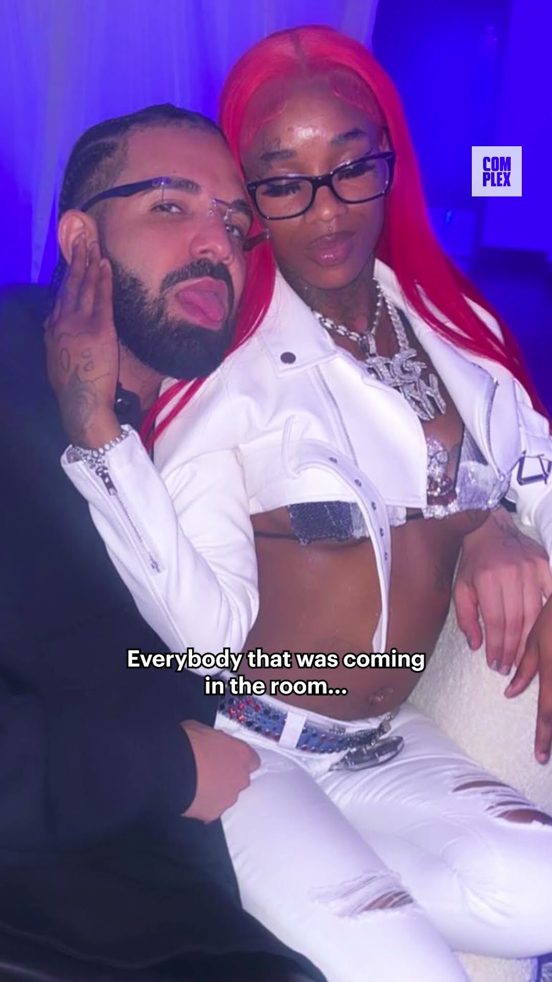 Sexyy Red on hanging out backstage with Drake