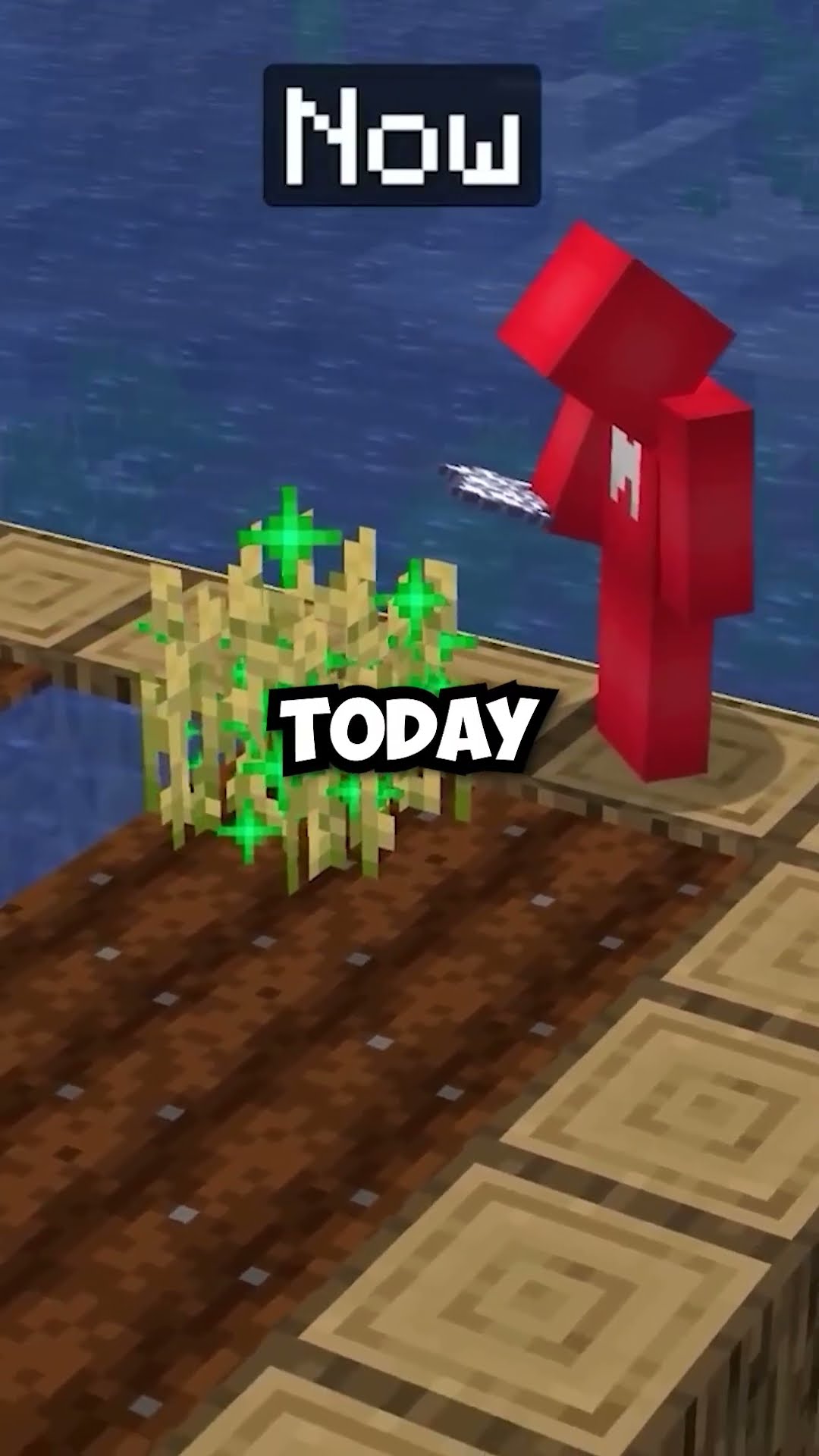Old Minecraft bone meal was overpowered!