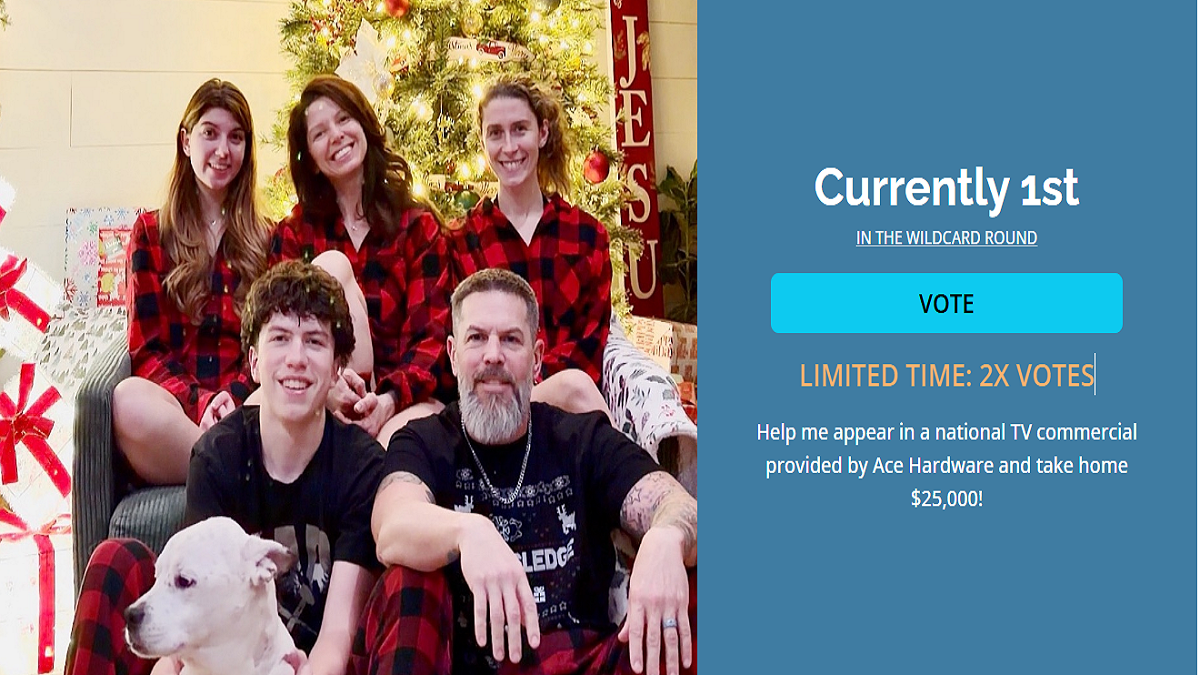 Musician Wes Ryce in wild card round of Super Dad contest