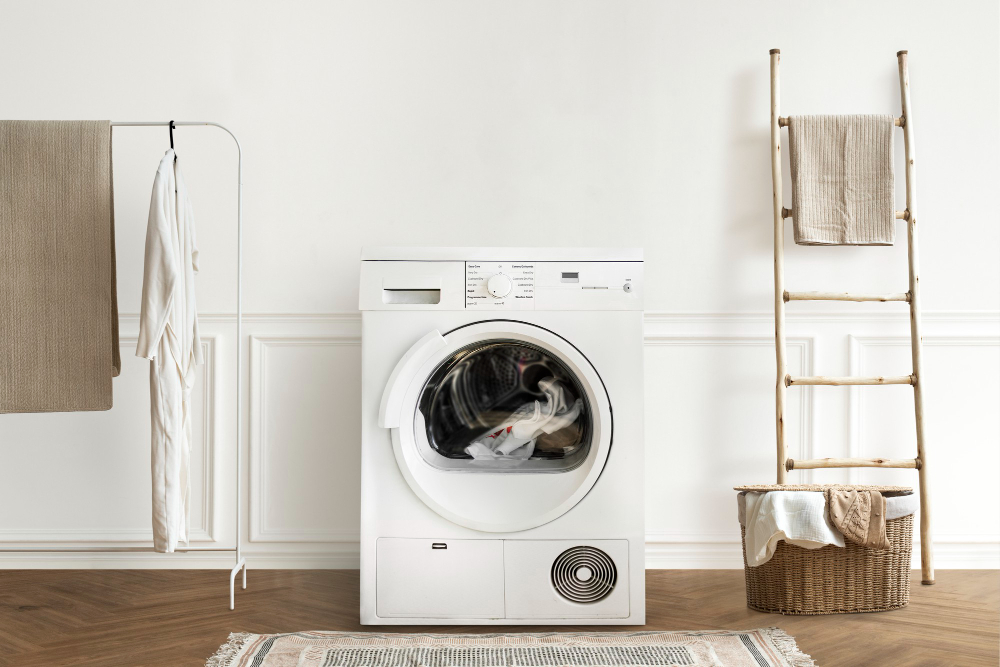 There is a filter behind a small door on your washing machine and most ...