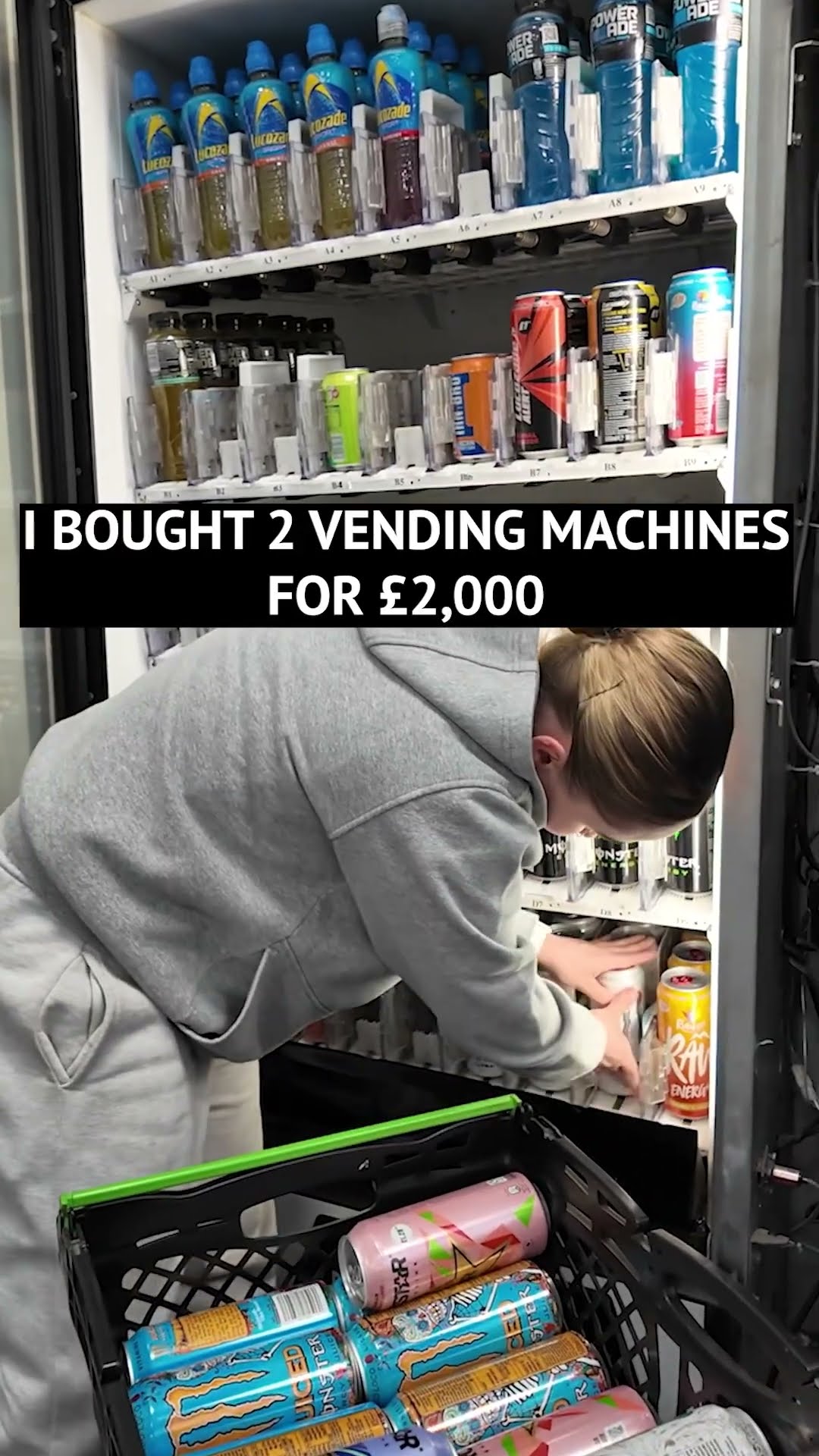 Vending machine ROI success: £800/month