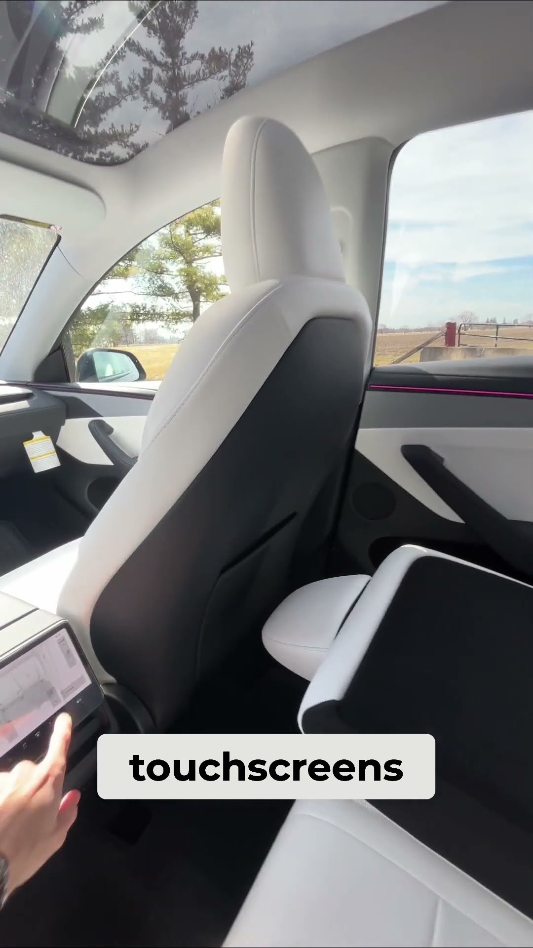 New Tesla Model Y auto-folding rear seats!