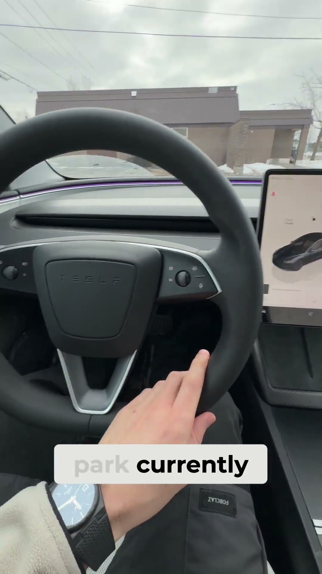 Tesla auto shift feature test!
