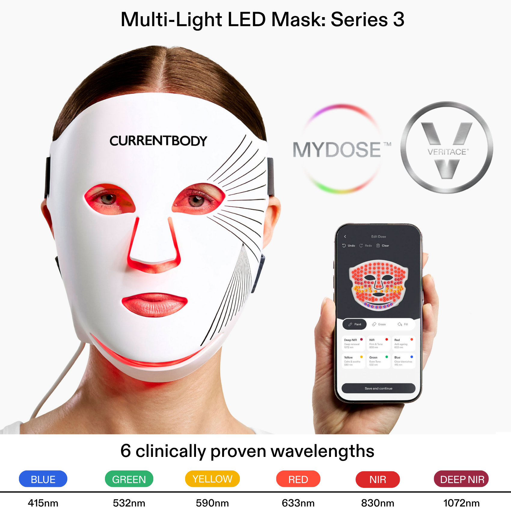This LED light therapy mask customizes treatments to your needs