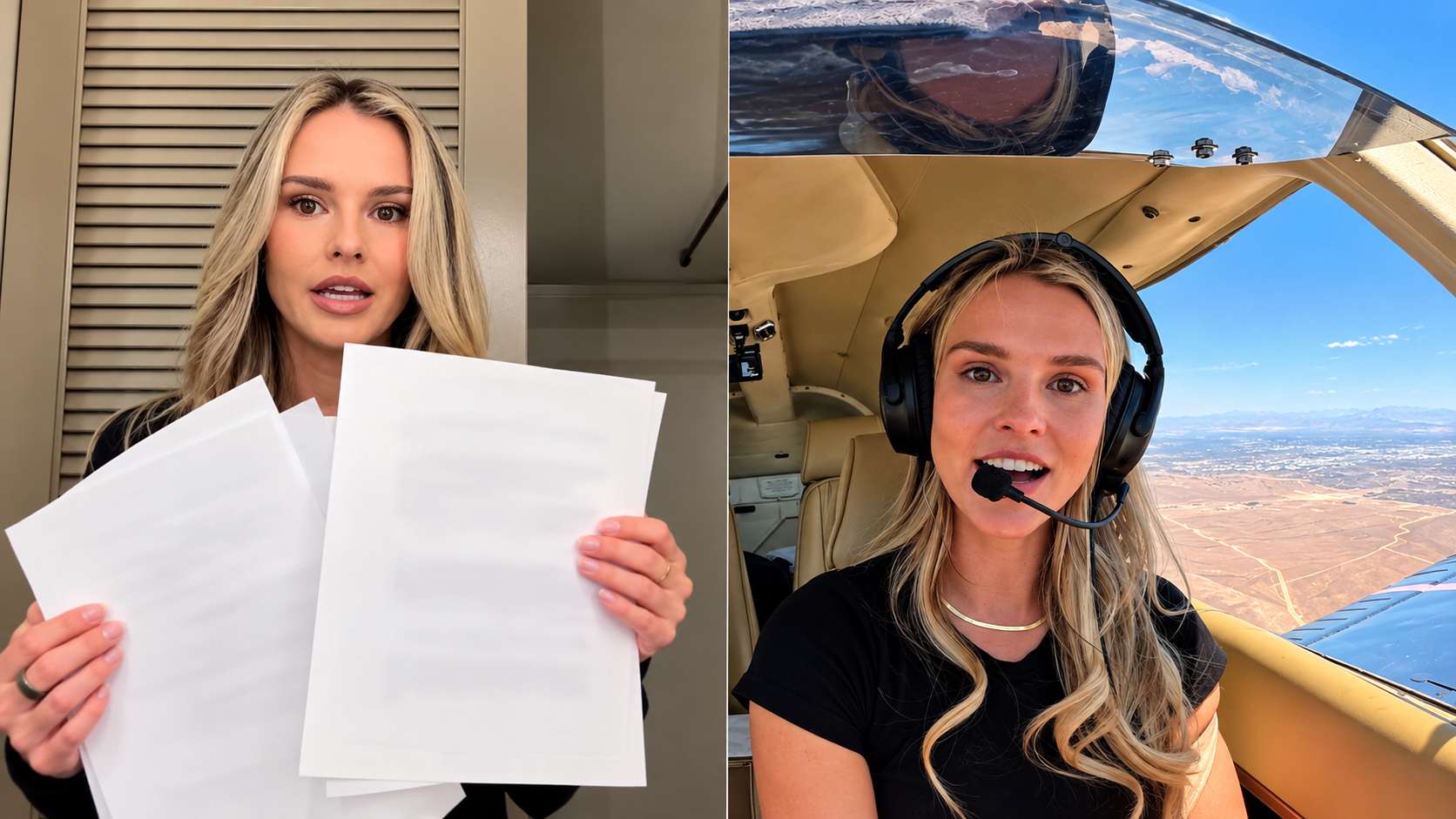 Flying my small airplane to a Netflix filming project