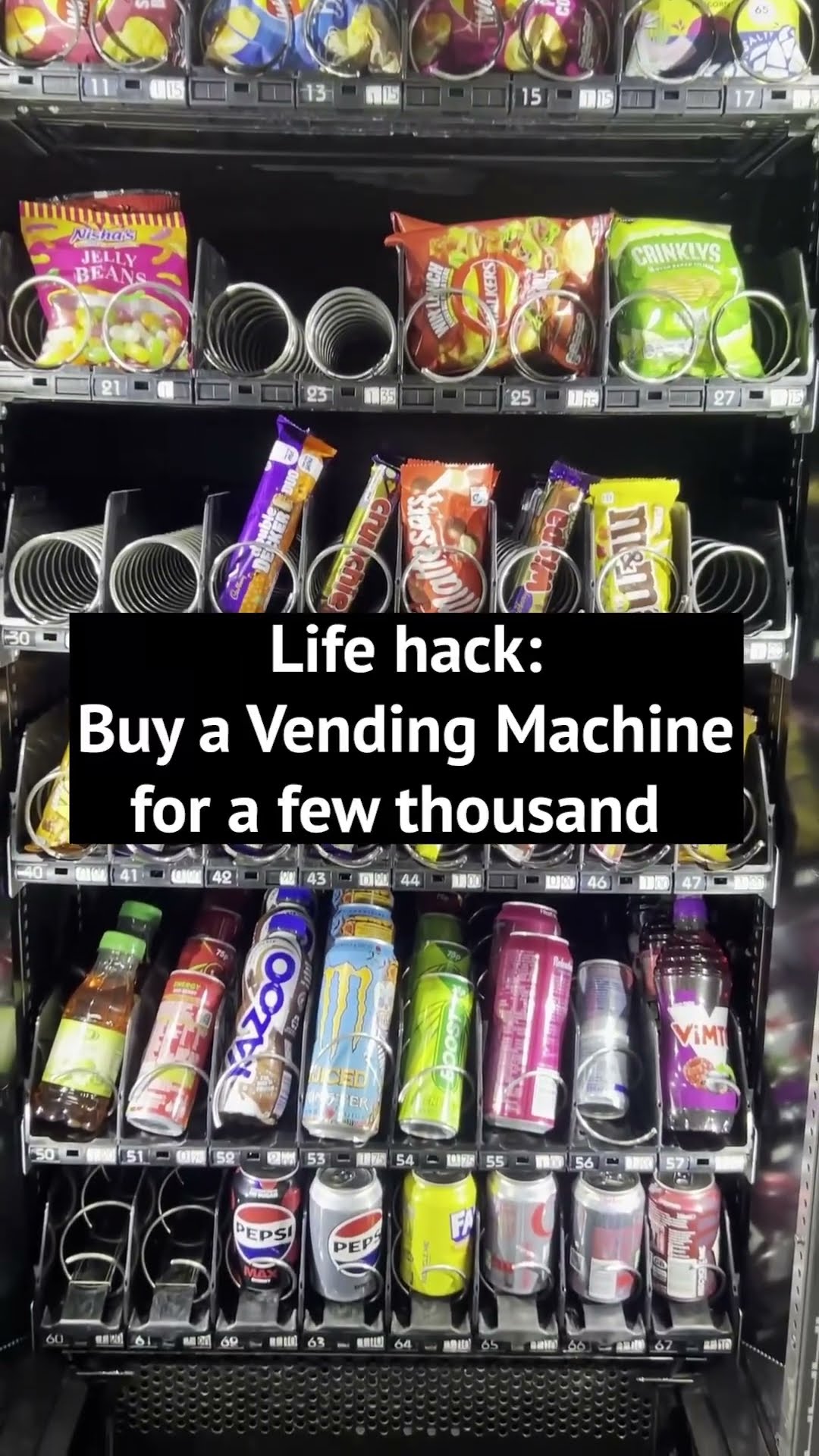 Start a vending machine business
