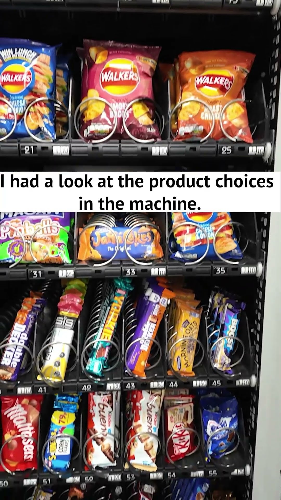 Double vending machine sales with product choice