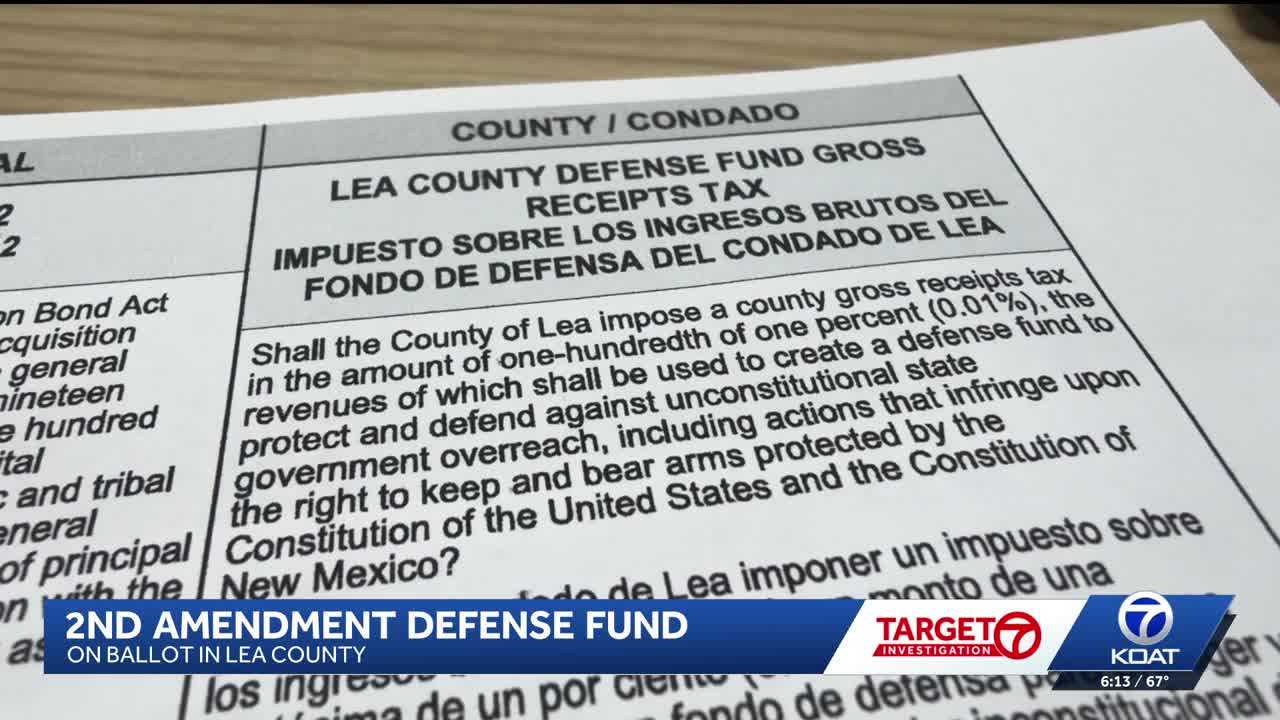 Lea County ballot measure proposes tax increase for defense fund ...