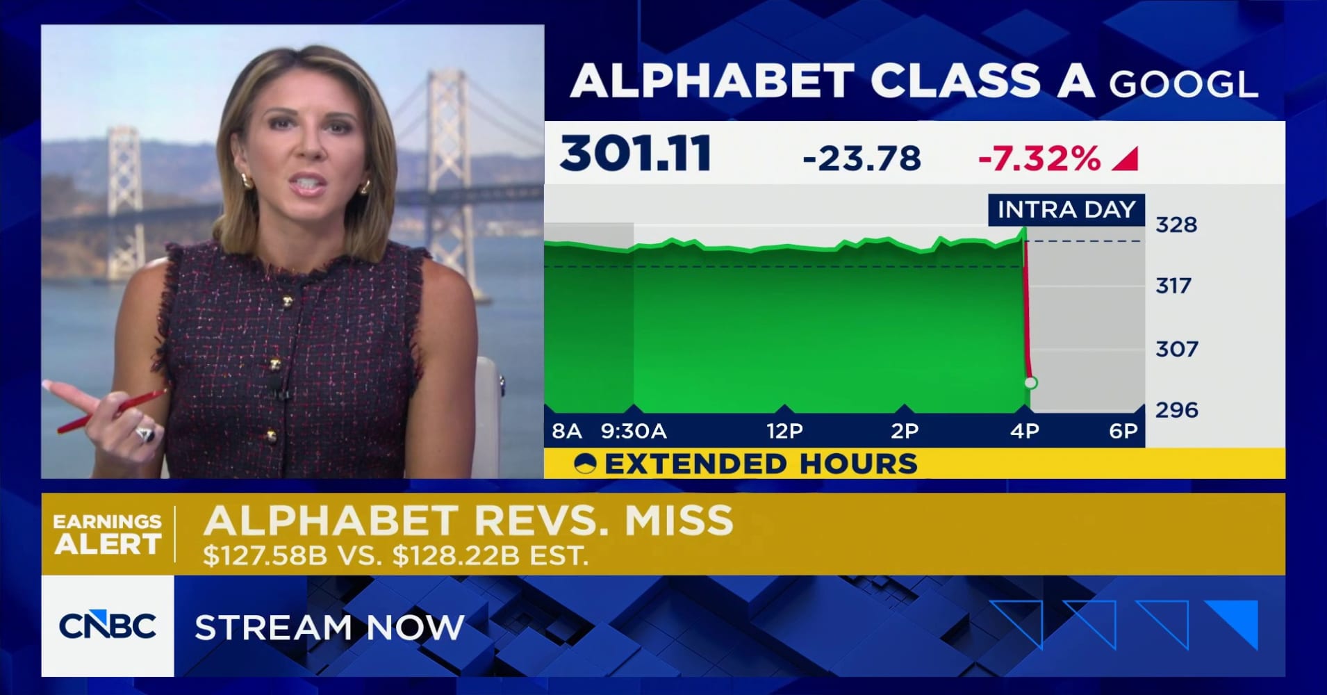 Alphabet shares fall on Q3 revenue miss