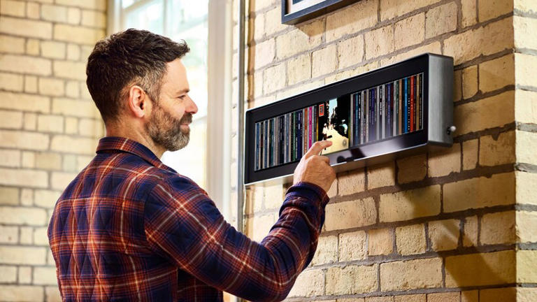 Spine is a 28-inch display that turns your streaming library into a ...
