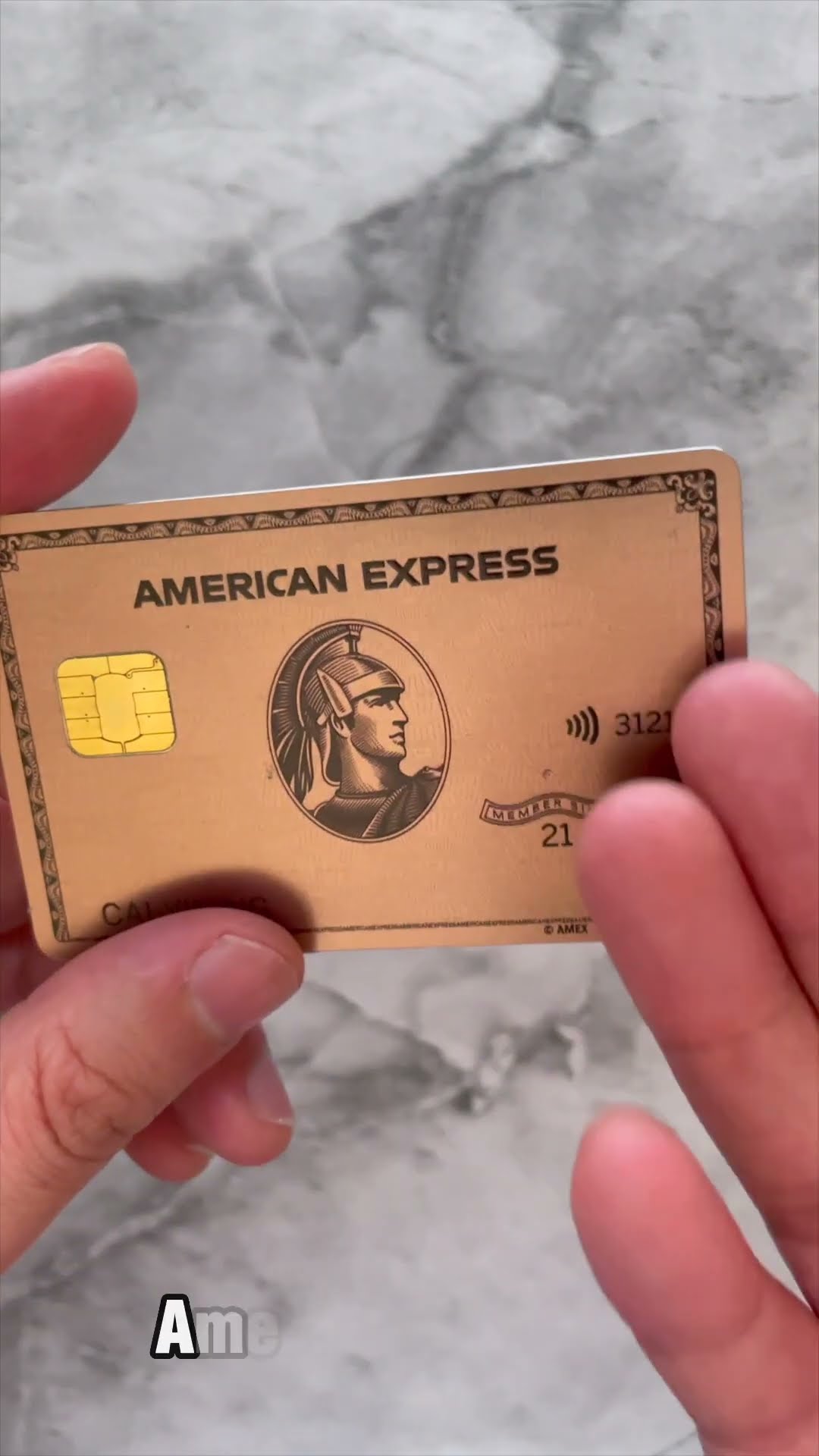 Unboxing the American Express Rose Gold Card