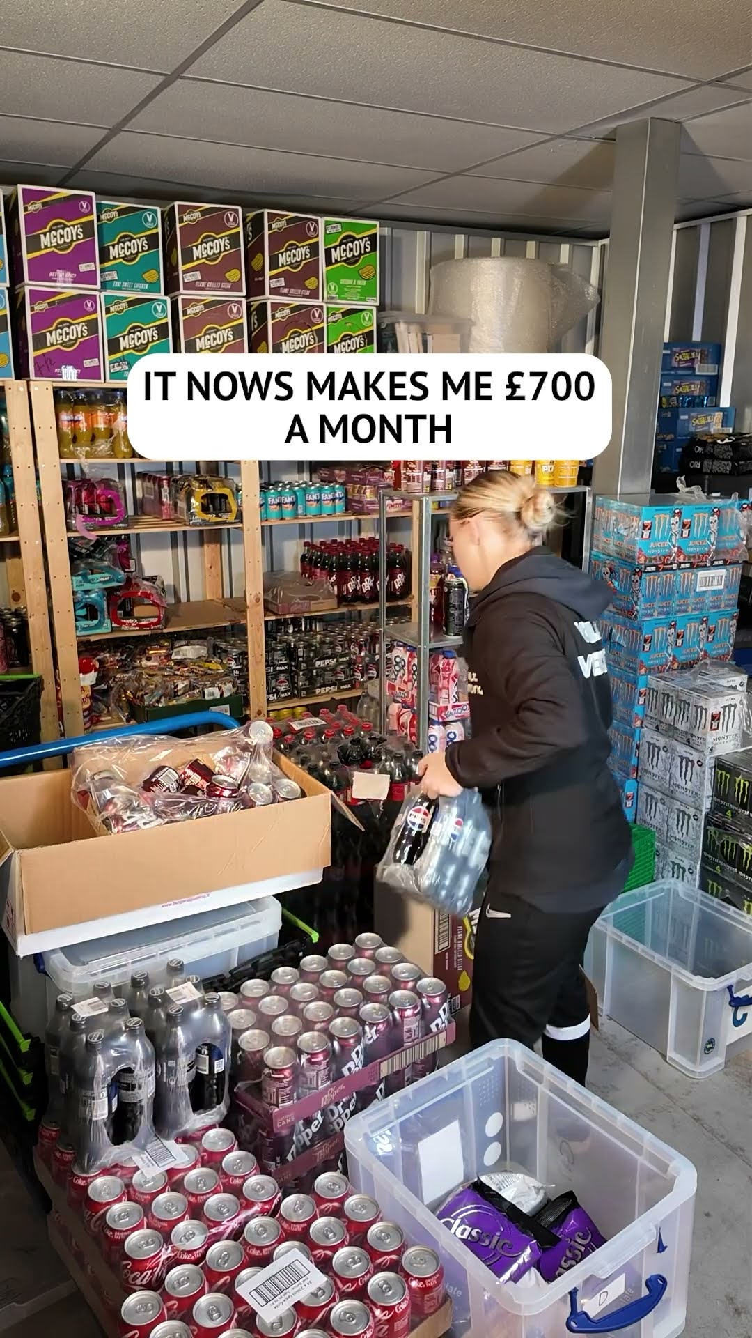 Vending machine investment: making 700 pounds a month