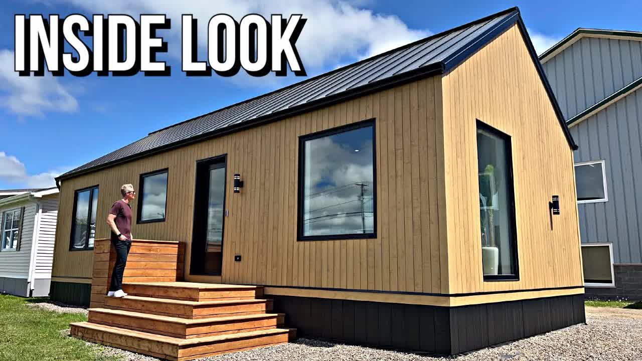 I went to see a Nordic style prefab home and ended up with a factory tour!