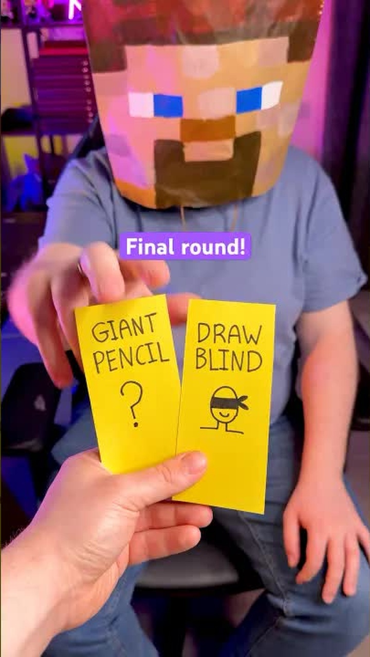 BF vs. BF but drawing Steve from Minecraft | Kauczuk