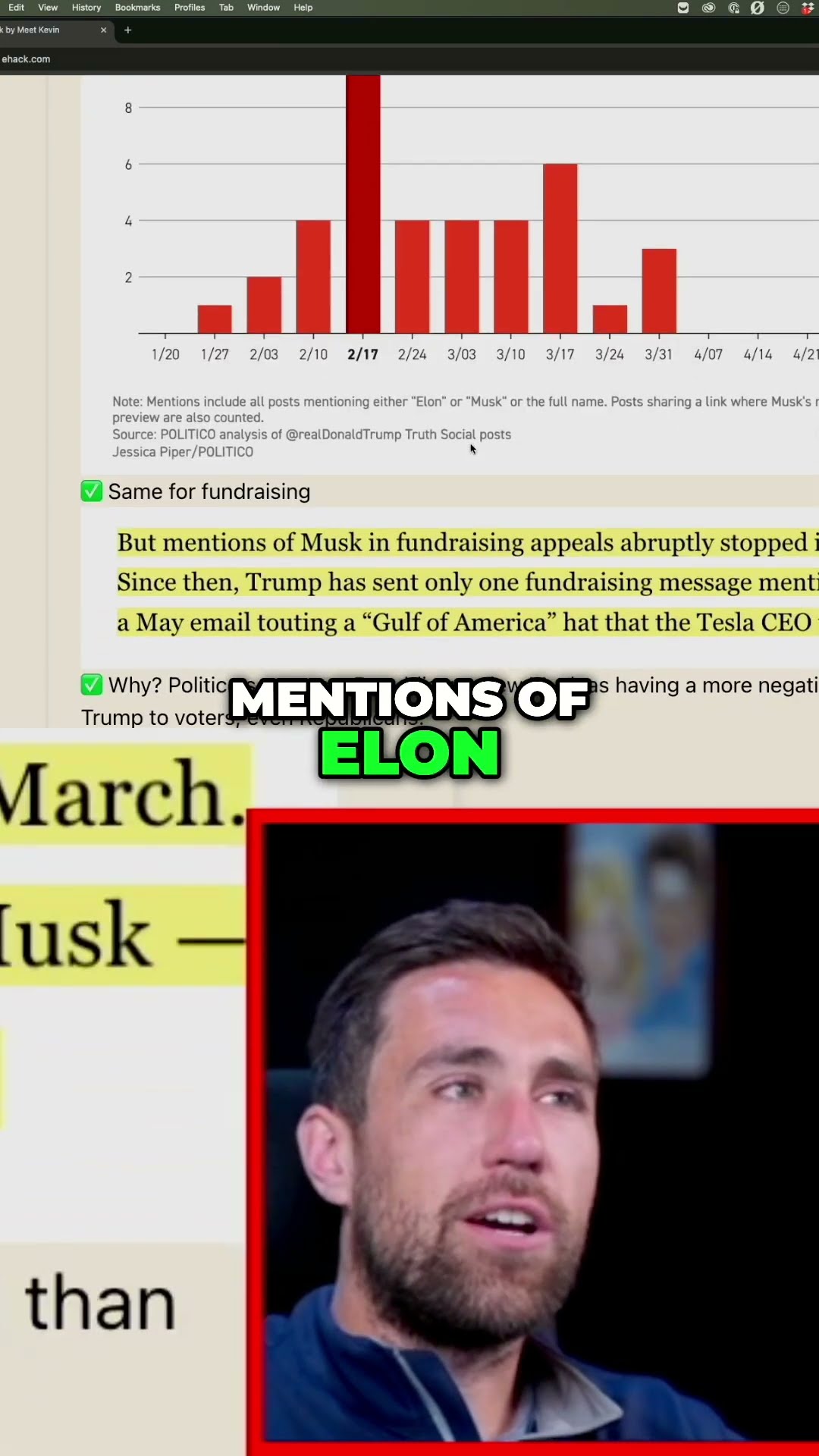 Donald Trump stops mentioning Elon Musk