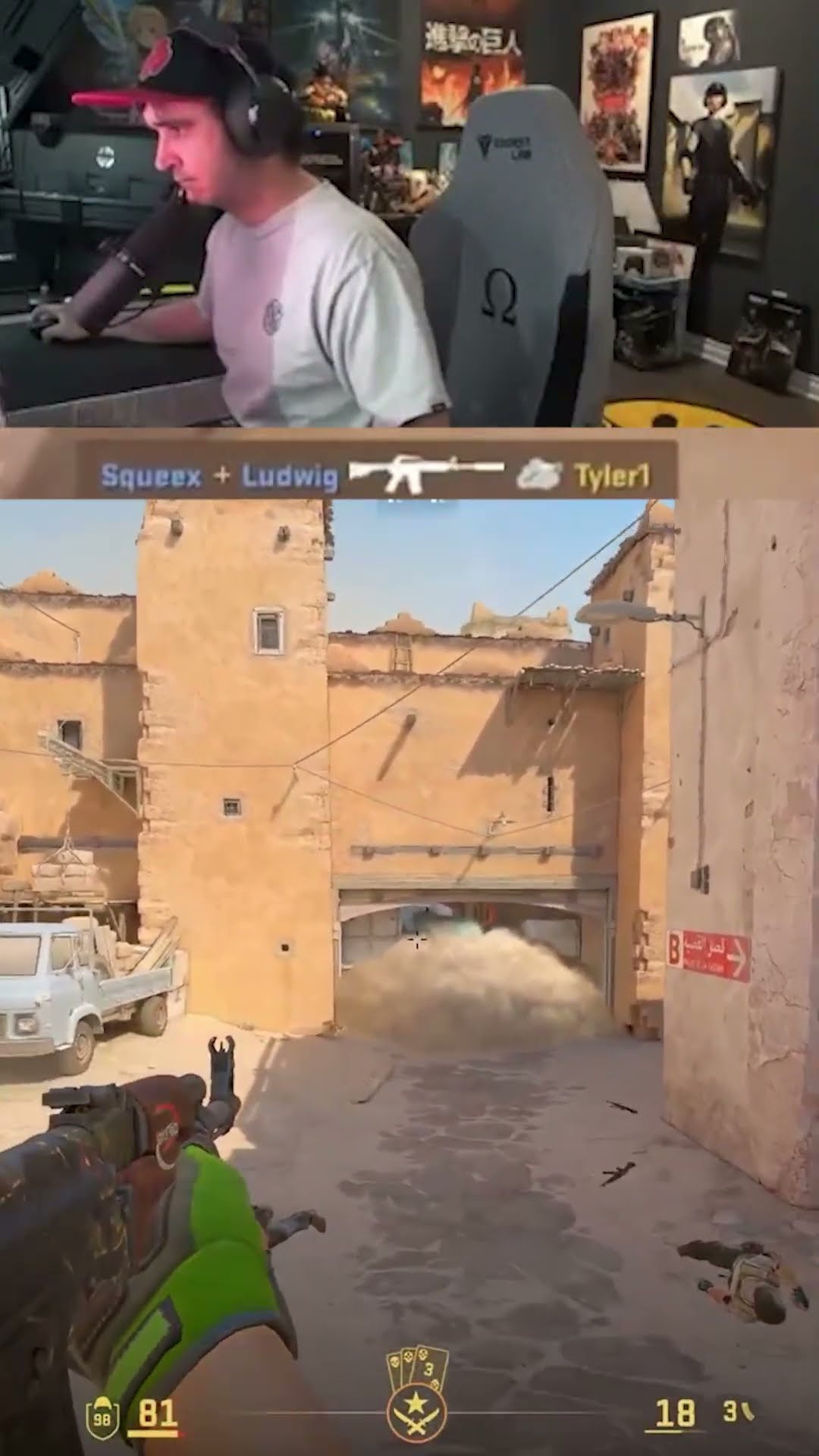 Summit1g pulls off an incredible ACE clutch in CS2!