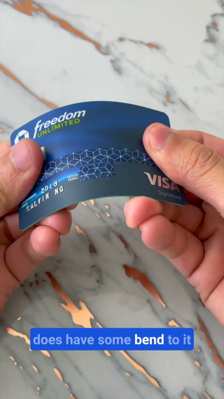 Chase Freedom Unlimited credit card unboxing