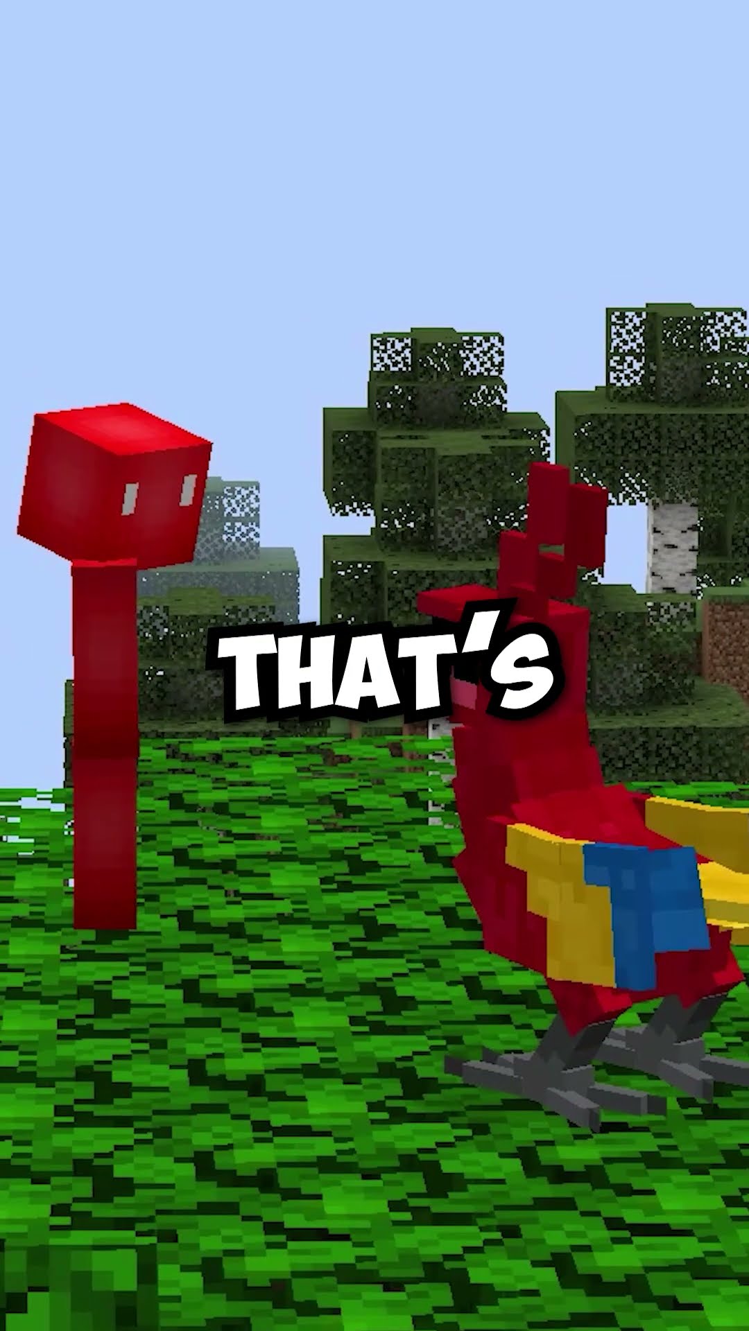 Mega parrot mod makes Minecraft parrots useful!