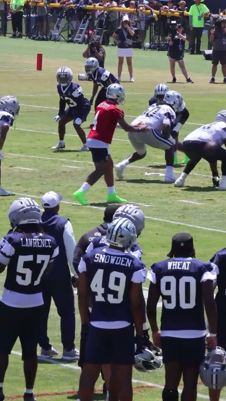 Dallas Cowboys practice highlights
