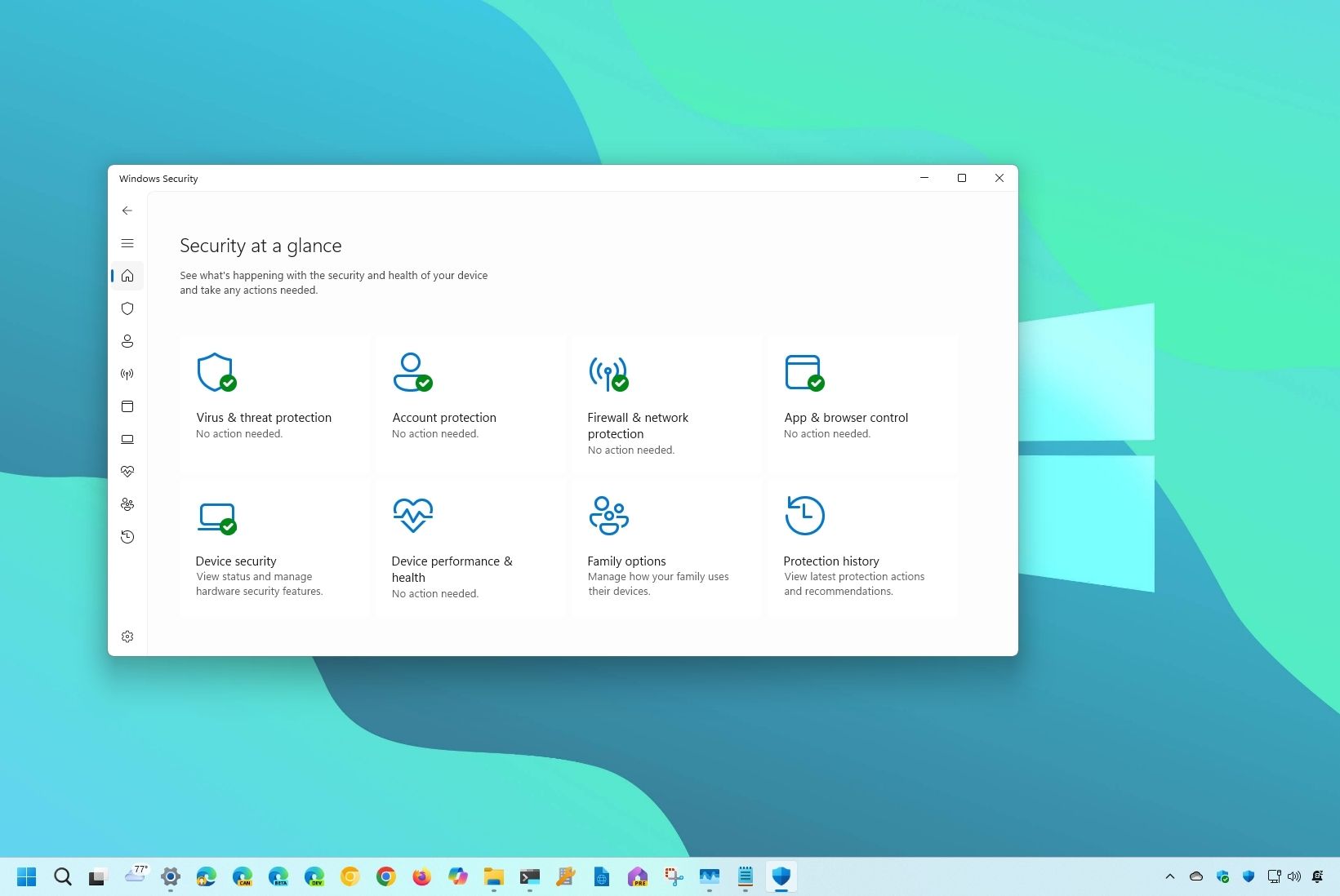 Windows Security app to receive visual refresh for Windows 11