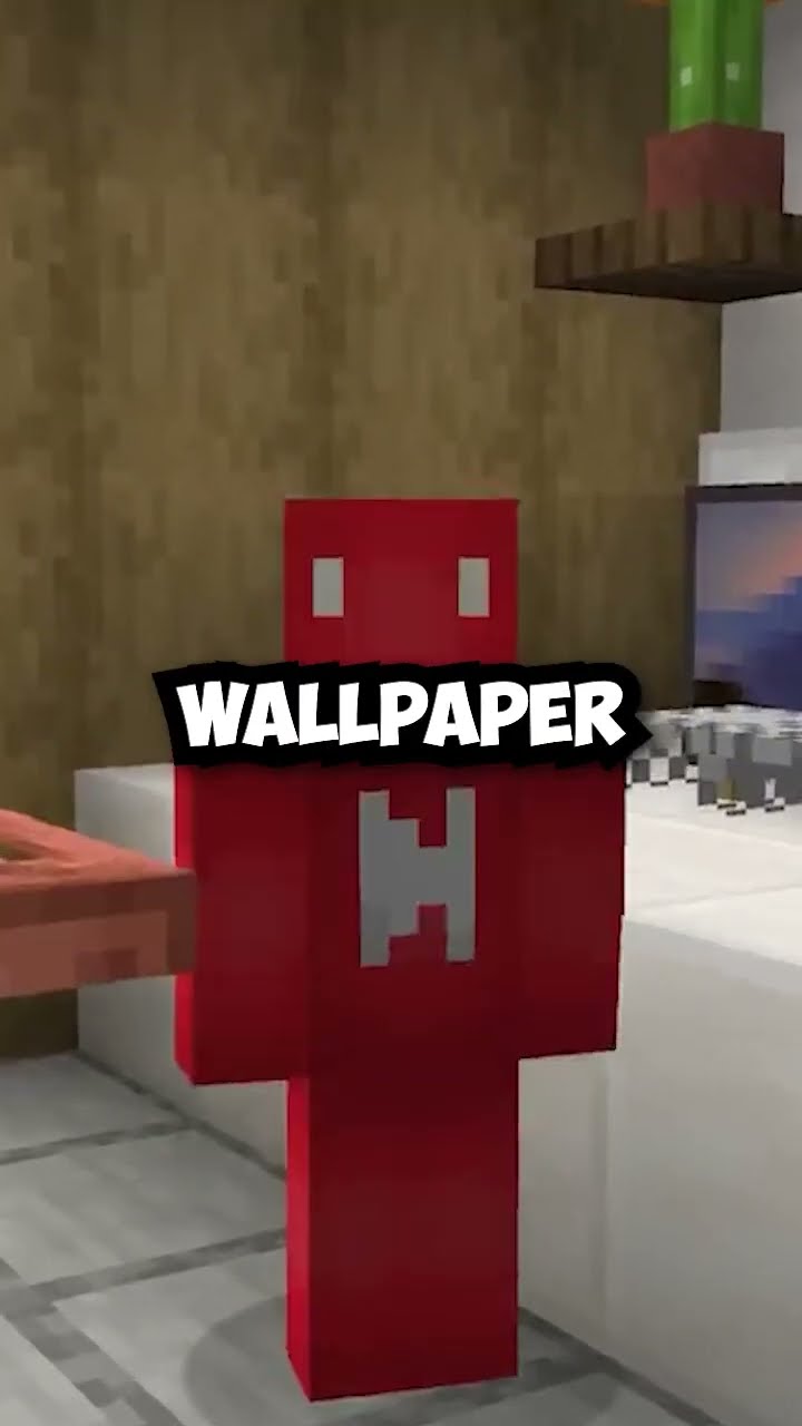 Minecraft computer builds: keyboard, mouse, desktop textures
