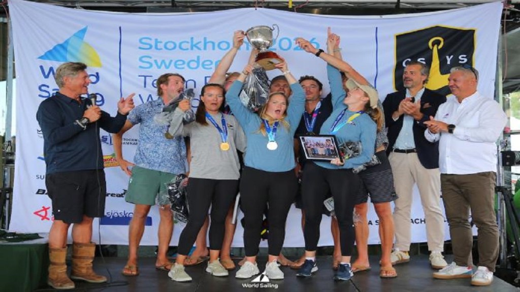 Two SMCM alumni help USA 1 win sailing world title