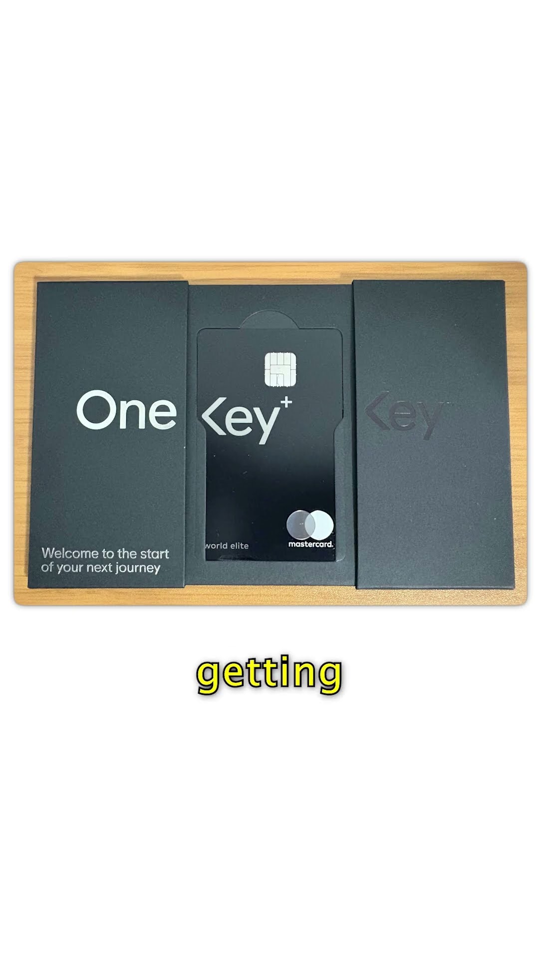 One key card: $30000 travel credit with no docs