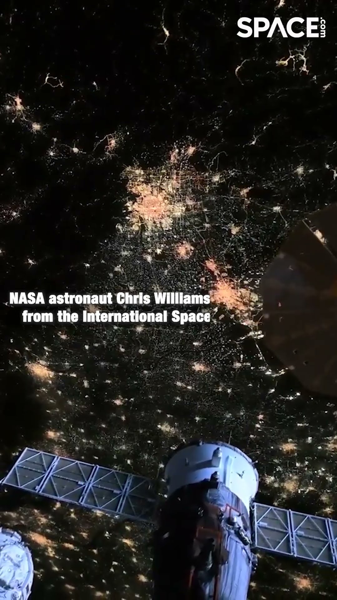 Lunar New Year fireworks dazzle from the International Space Station