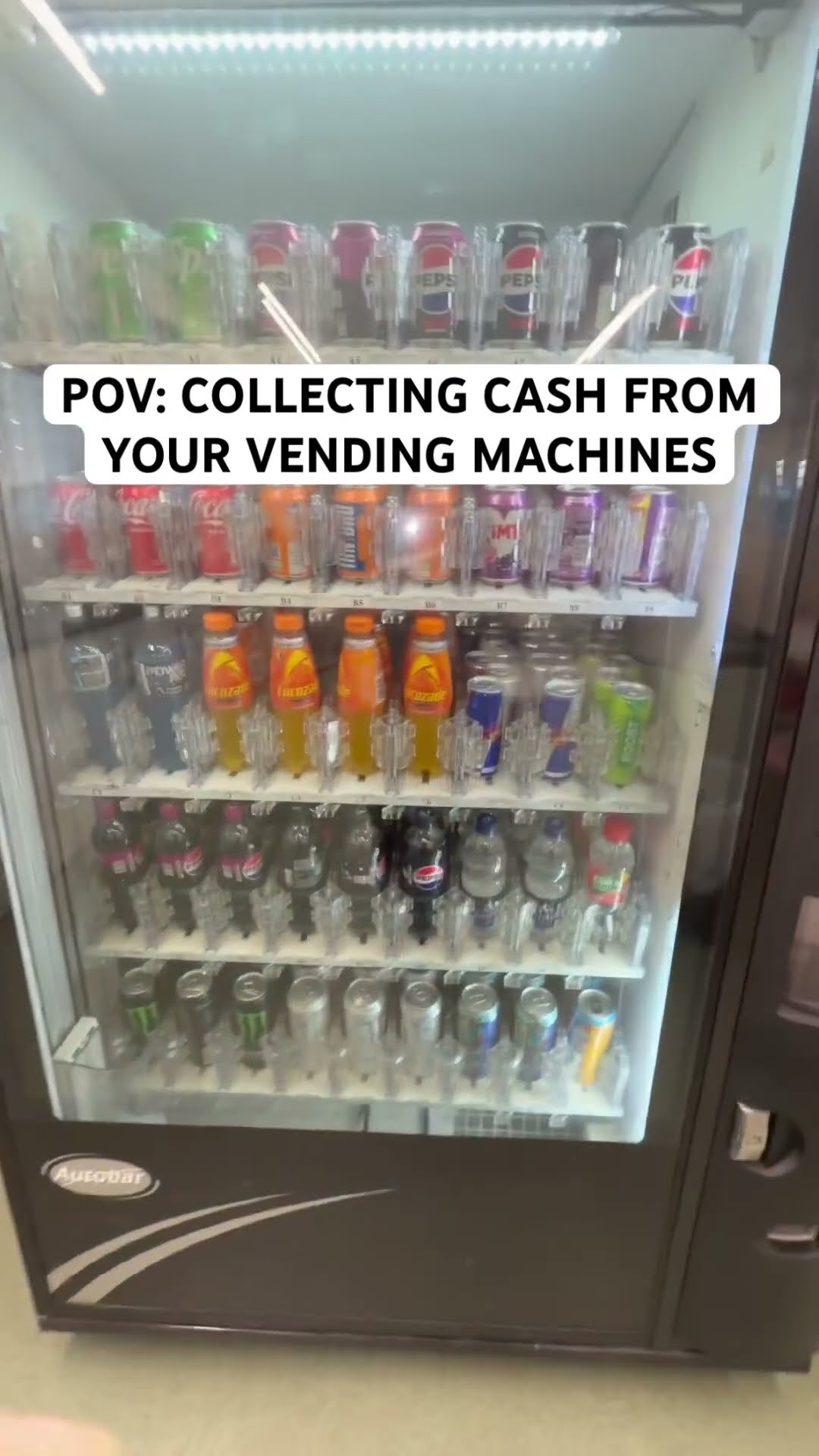 Vending machine cash collection