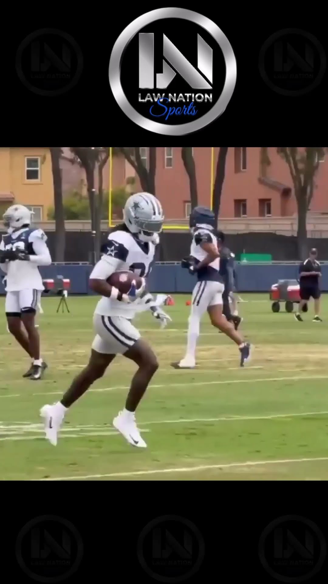 Dak Prescott throws deep to CeeDee Lamb at Dallas Cowboys training camp!