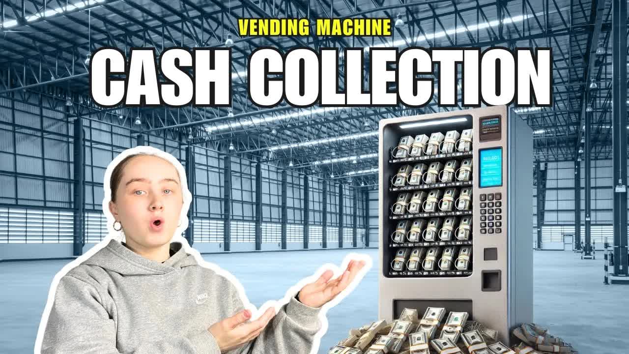 1 week vending machine cash collection!