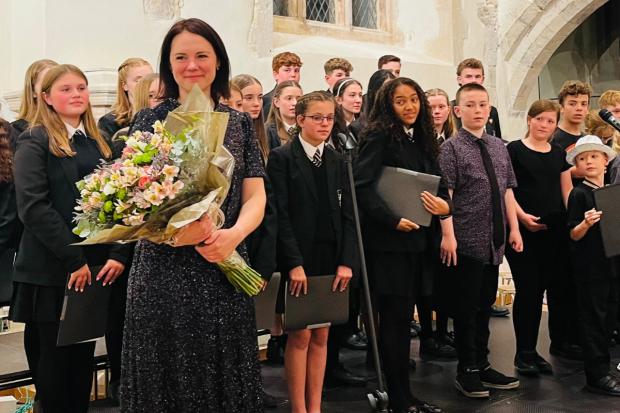 West End star inspires young singers at masterclass and sold-out concert