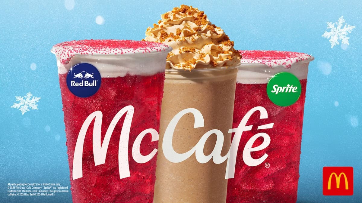 McDonald’s unveils holiday menu with new cookie butter drinks