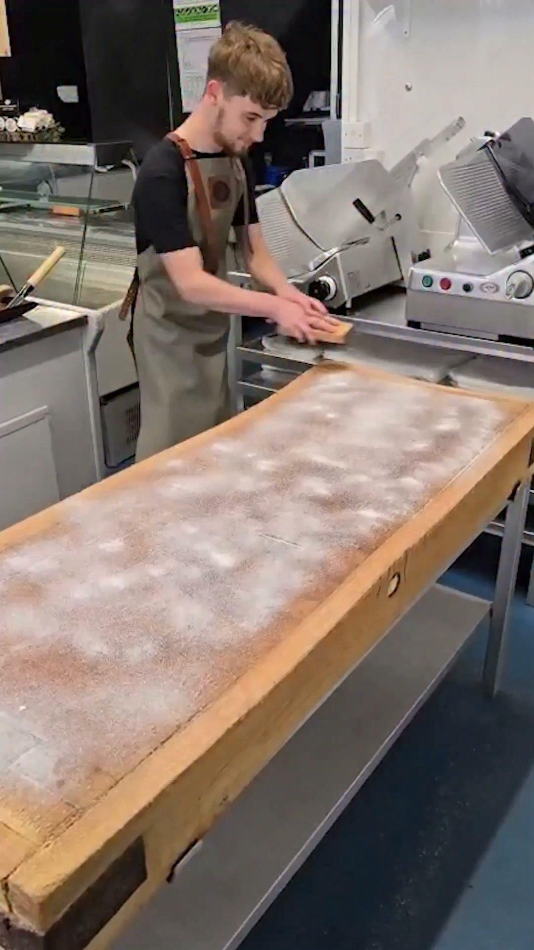 Butchers block cleaning