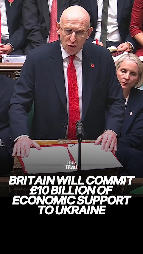 Britain will commit £10 billion of support to Ukraine