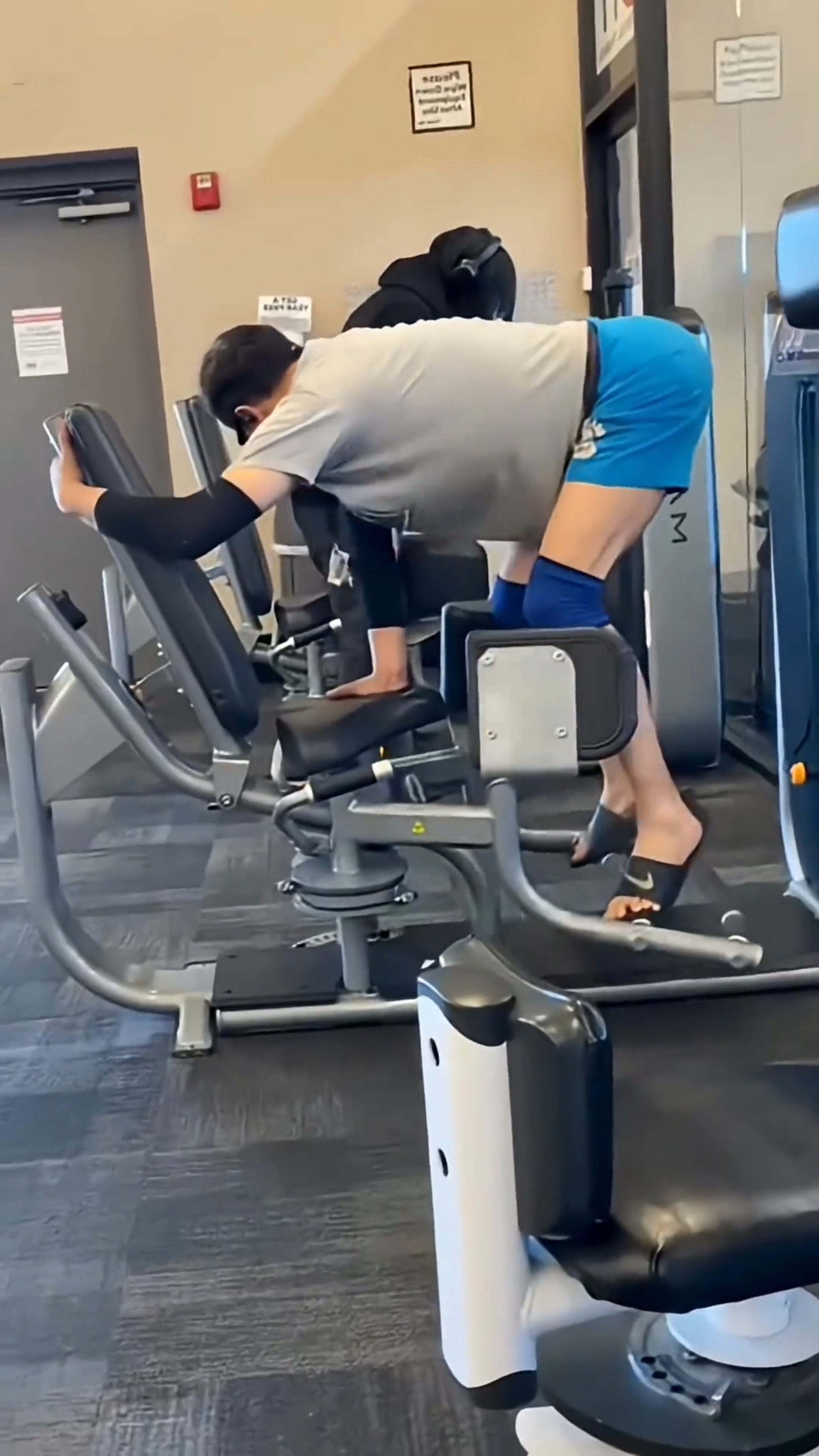 I have to find a new gym…
