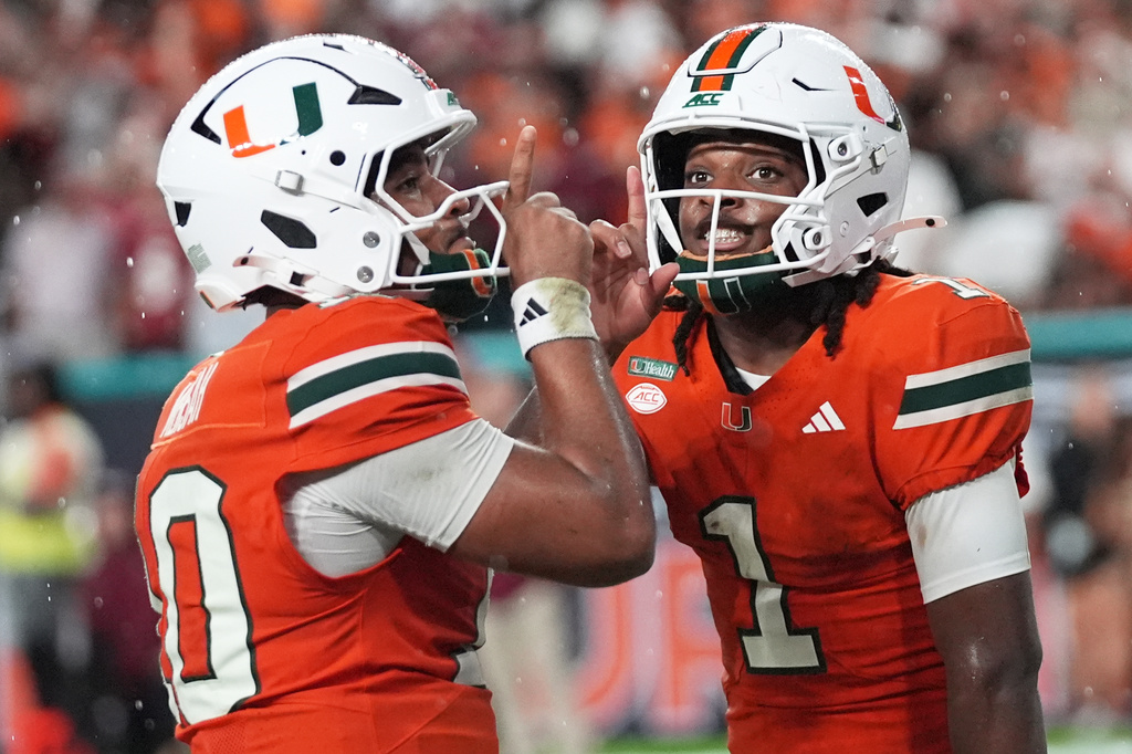 No. 1 Miami touting both Mensah and Toney as Heisman Trophy hopefuls ...