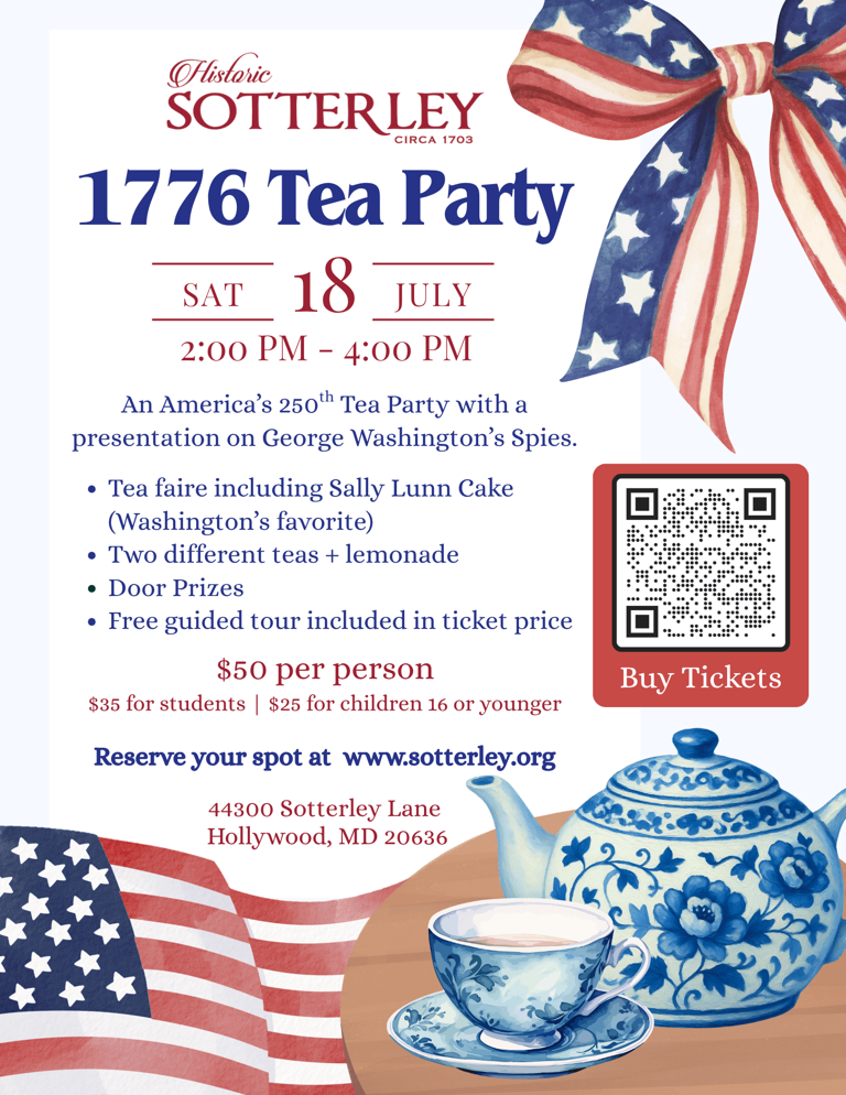 Sotterley celebrates nation’s 250th with colonial tea and history